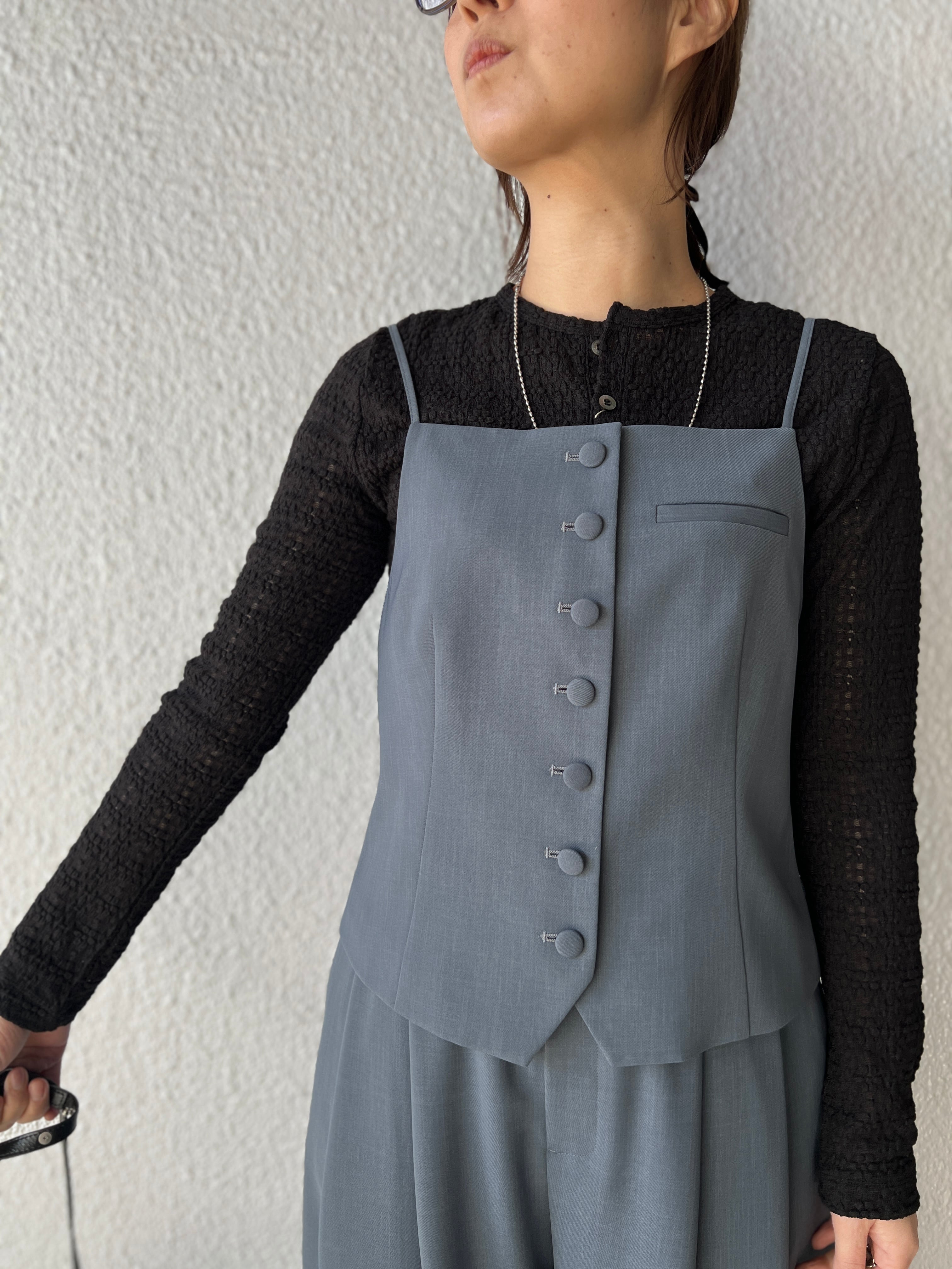 【PASSIONE】3ピース可サイドジップキャミビスチェ 616956