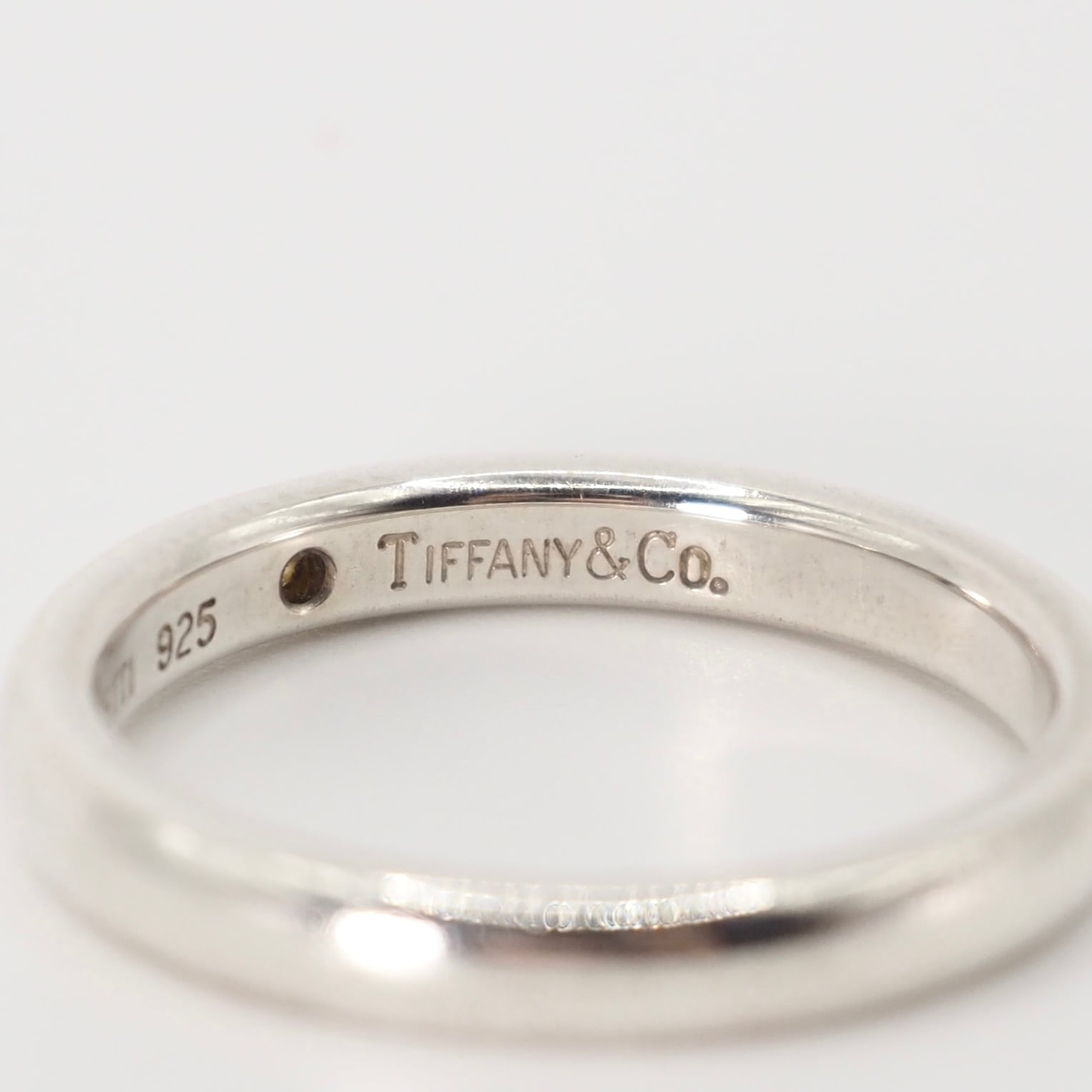 【美品】ティファニー スタッキングバンドリング ダイヤ 10号 シルバー925 Tiffany&Co. 約10号 スタッキングバンドリング シルバー925