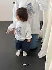 韓国子供服 / 26Autumn / 〖取寄〗neu / ワンワンMTM / 親子オソロ *アダルト*