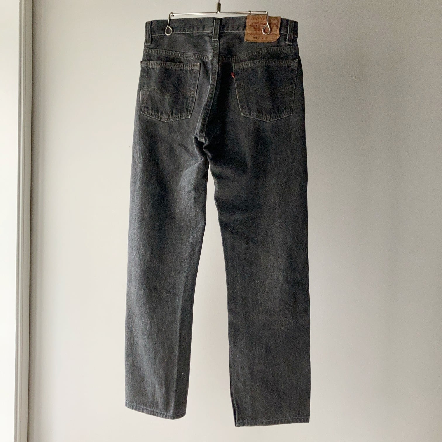 90's Levi's 501 先染めブラックデニムパンツ USA製 W30【0521A49