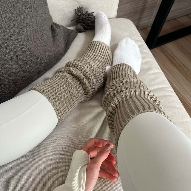 Knit leg warmers【5 colors】