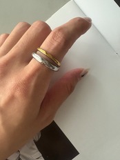 twinkle 2line ring