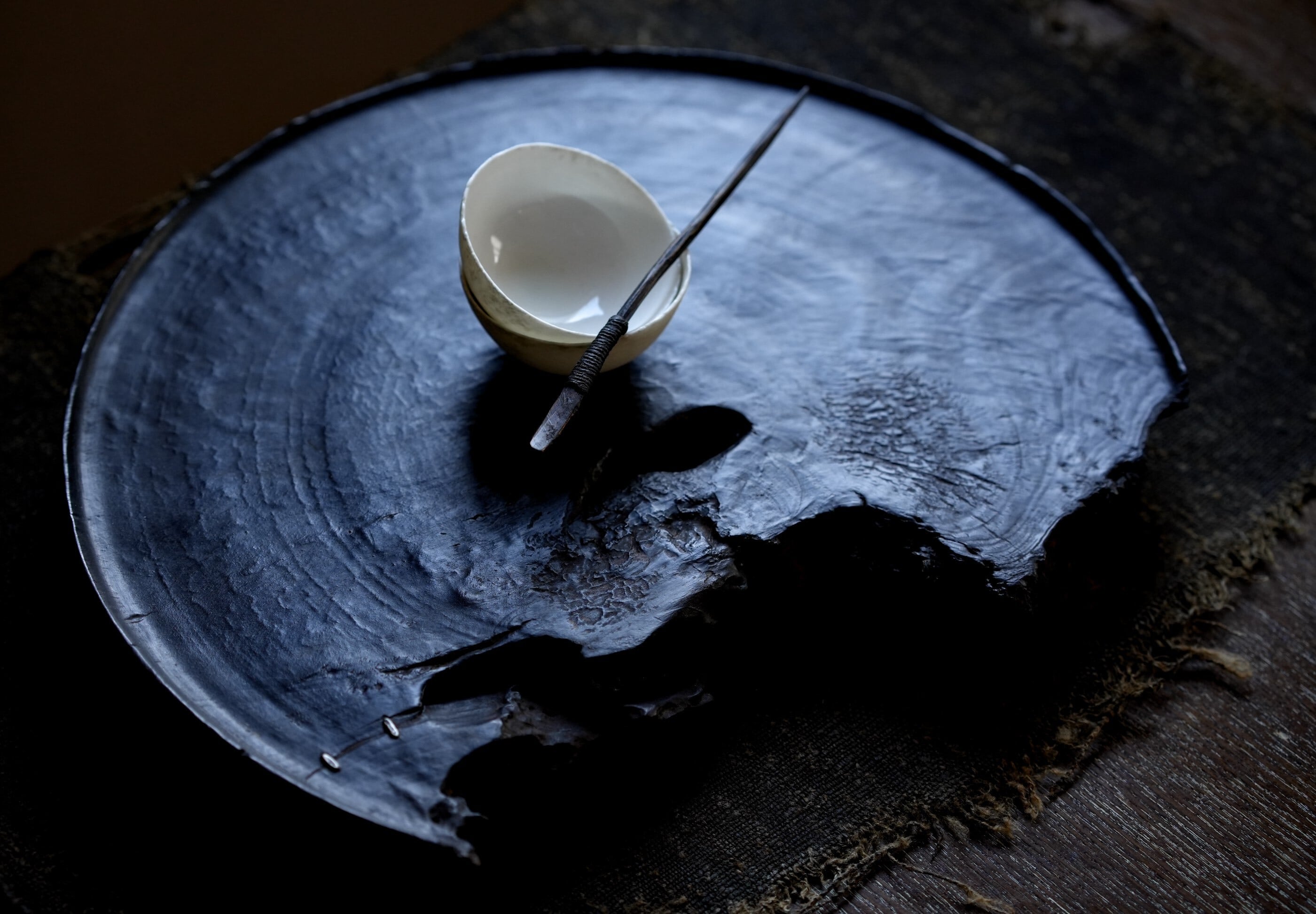 【阿源】漆・高台 【AYuan】 Lacquer Plate or Dish 阿源】漆・高台 / 【AYuan】 Lacquer Plate or Dish | ichibutu