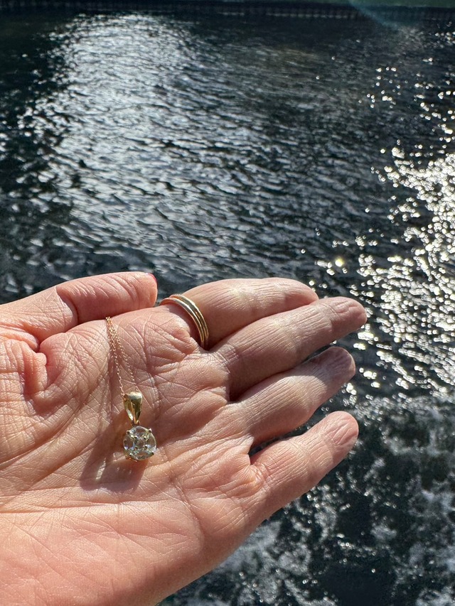 《アクア・リジェネシス》【浄化と再生のエネルギーで魂を癒す】アクアマリン ペンダント　☆The Light of Atlantis☆