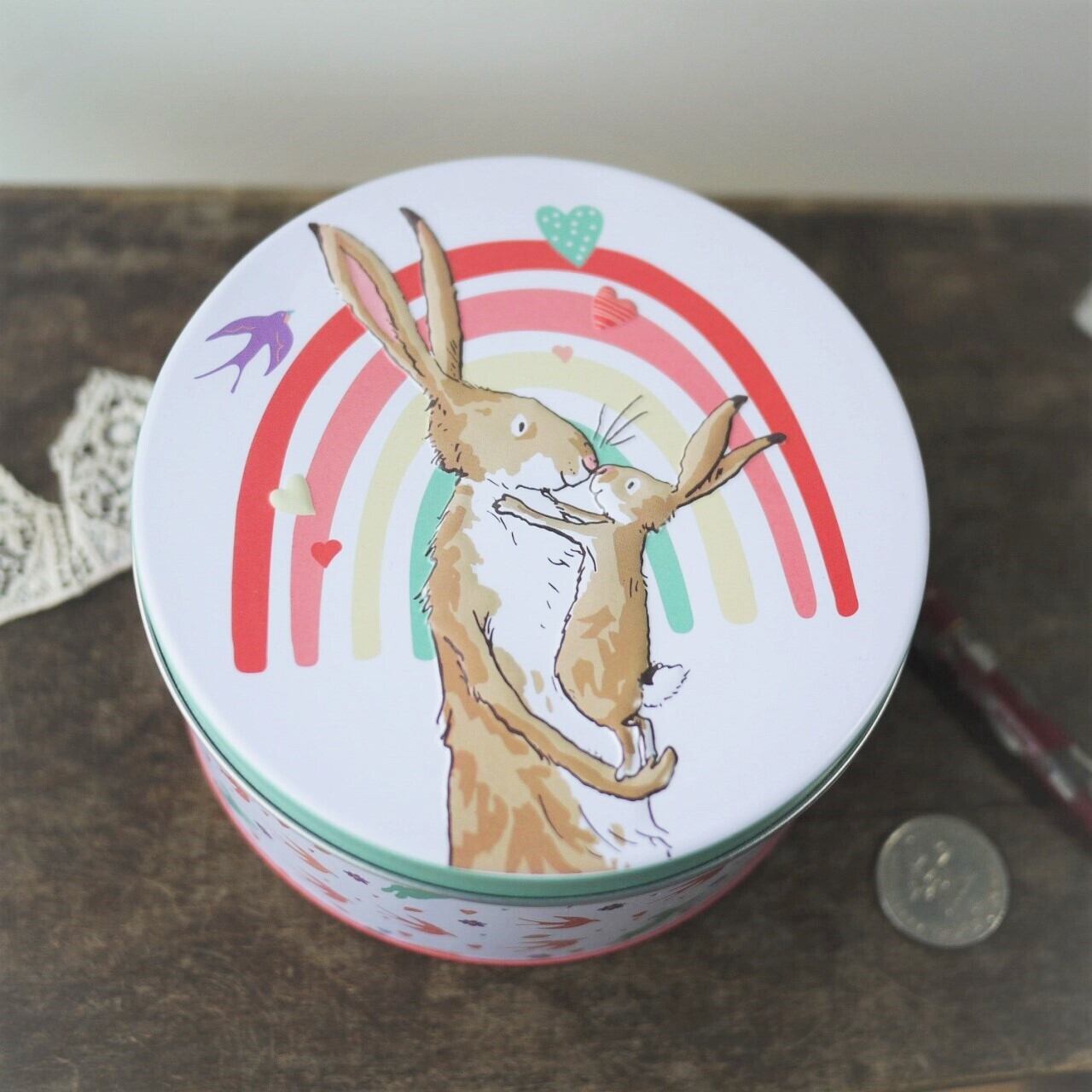 ドイツ うさぎクッキー缶 Guess How much I love you