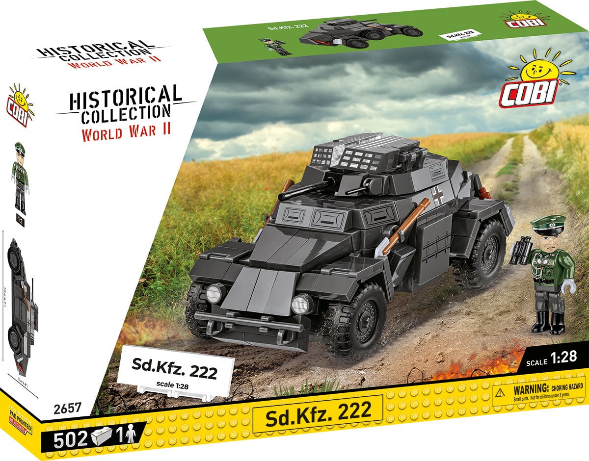 COBI #2657 Sd.Kfz. 222 (4輪装甲車) | ミリタリーブロック公式