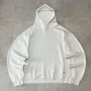 00s ラッセル　Russell フーディ　パーカー　白　ホワイト　XL 古着