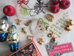 AMERICA 1980's Vintage Christmas earring：ball