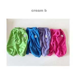 【先行予約】creambbang  フリースジョガーパンツ