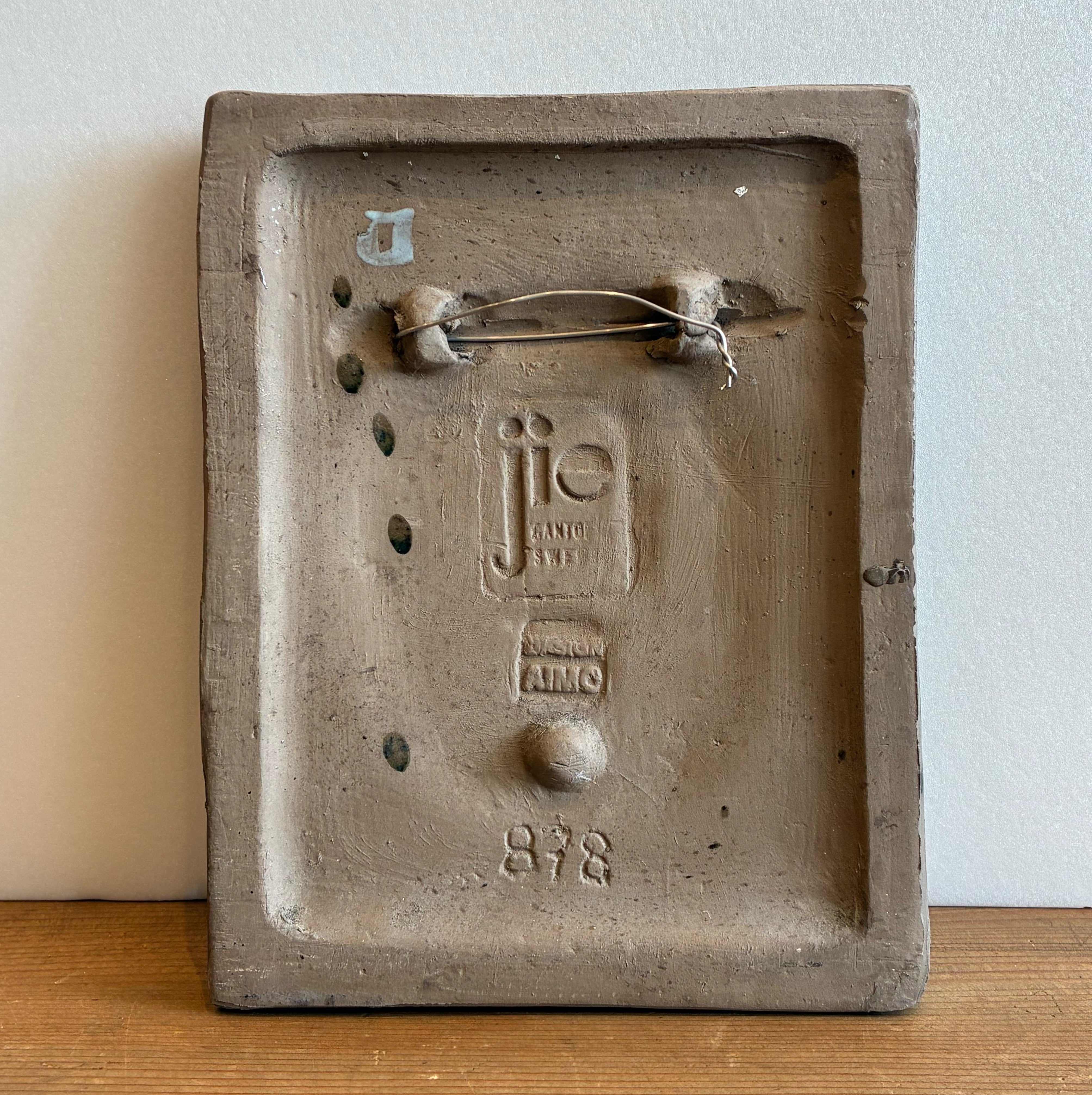 亜麻の花の陶板壁掛け【Jie Gantofta】 | POTLATCH