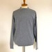 Washable Crew Neck Knit　Moku Gray