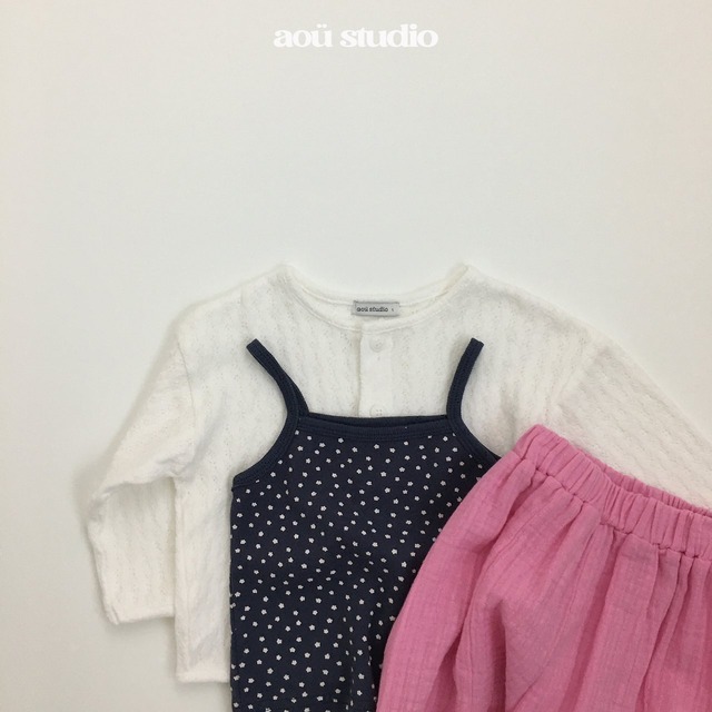 《予約》送料無料【aoü studio】Daisy Sleeveless
