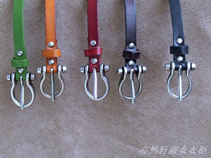 レザーメタルバックルチェーン 大人ガーリー スウィート キュート カジュアル ハーネス ベルト Yiranxuaディースワード64606556621