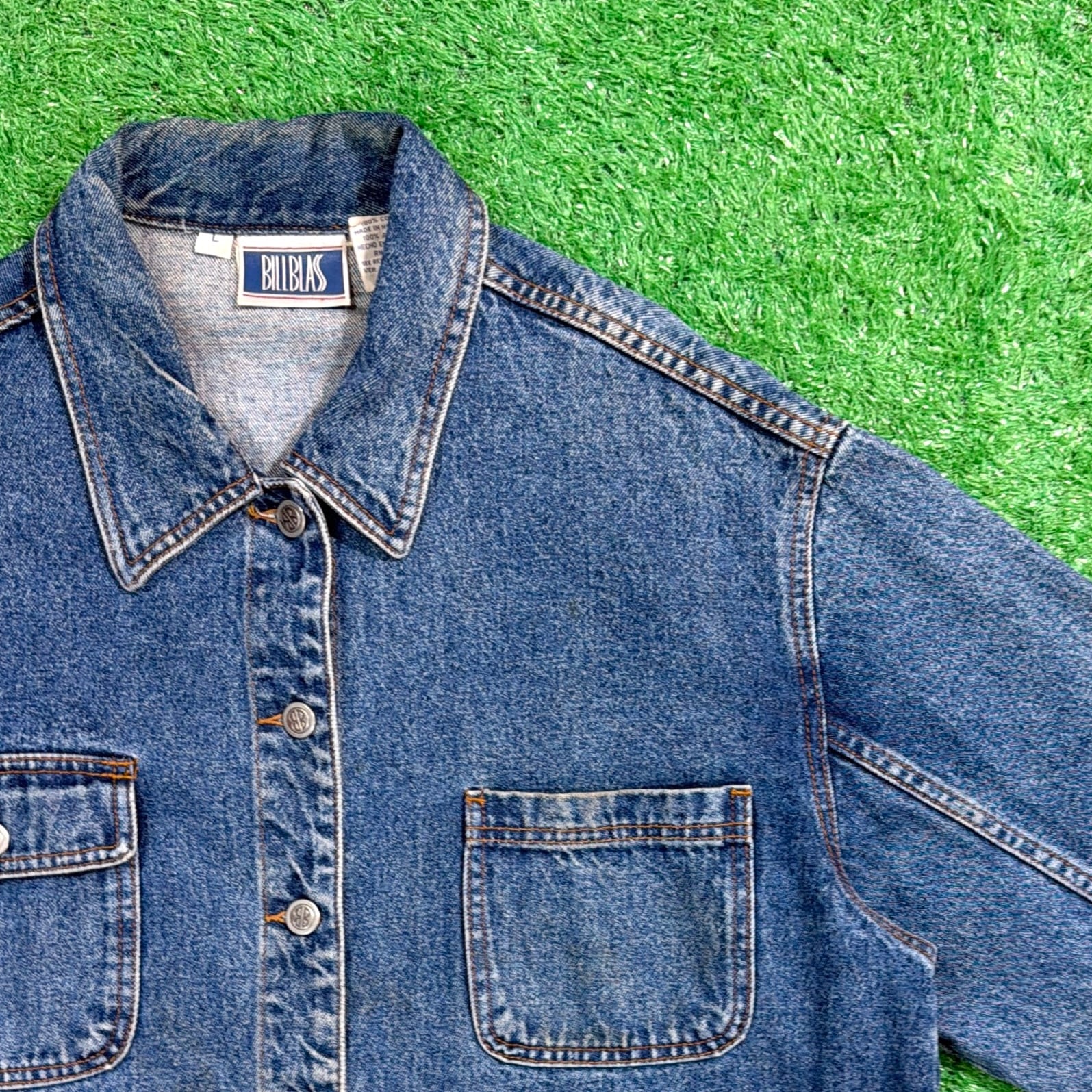 Unisex】90s デニム カバーオール ジャケット / 90年代 古着 デニム