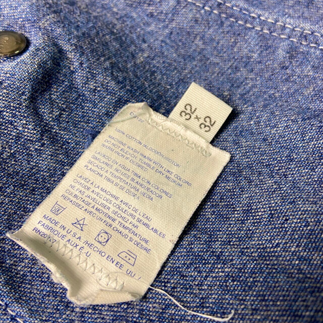 90年代 Dickies USA製 ディッキーズ デニム オーバーオール メンズW32