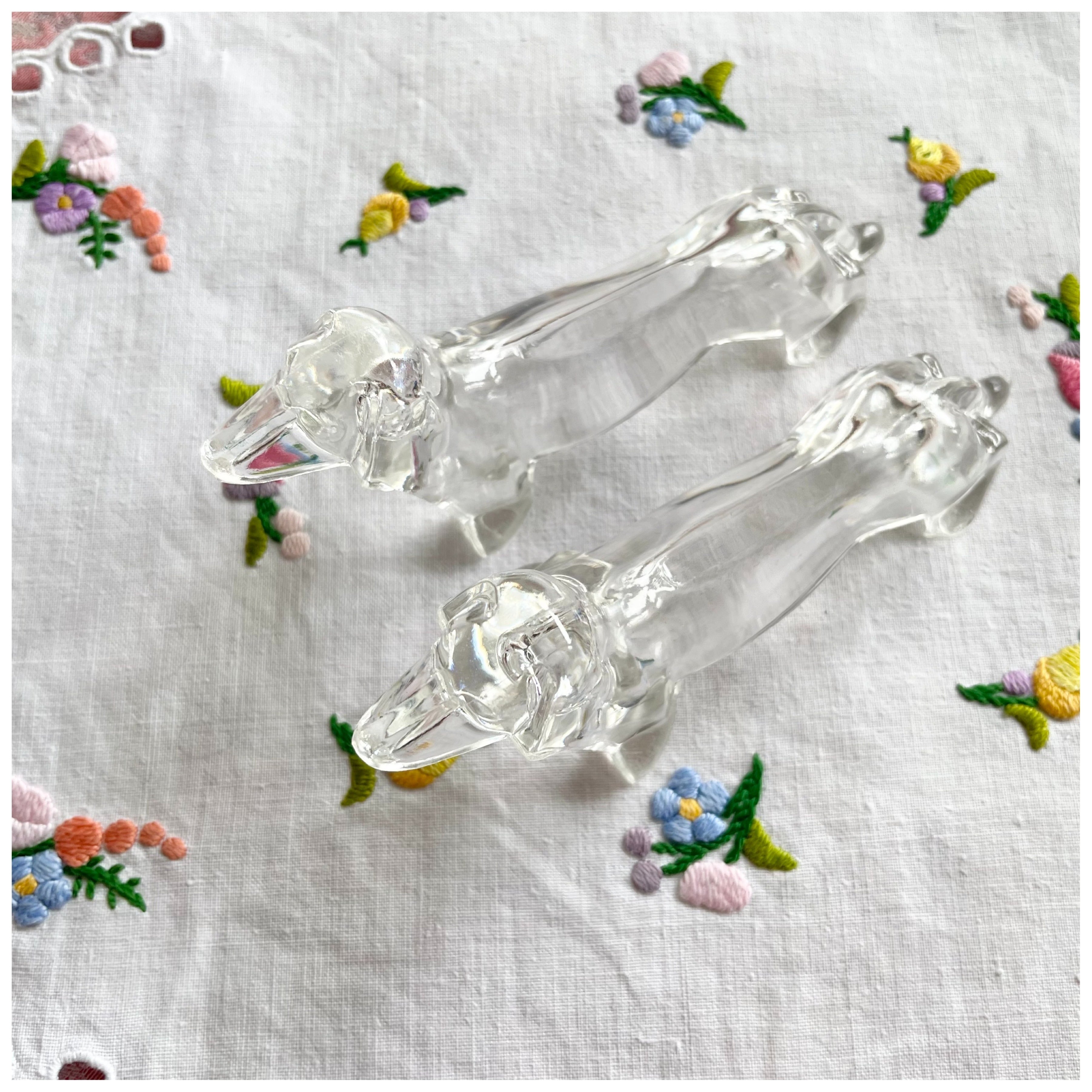 フランスブロカント ナイフレスト ダックス 3つセット フランス