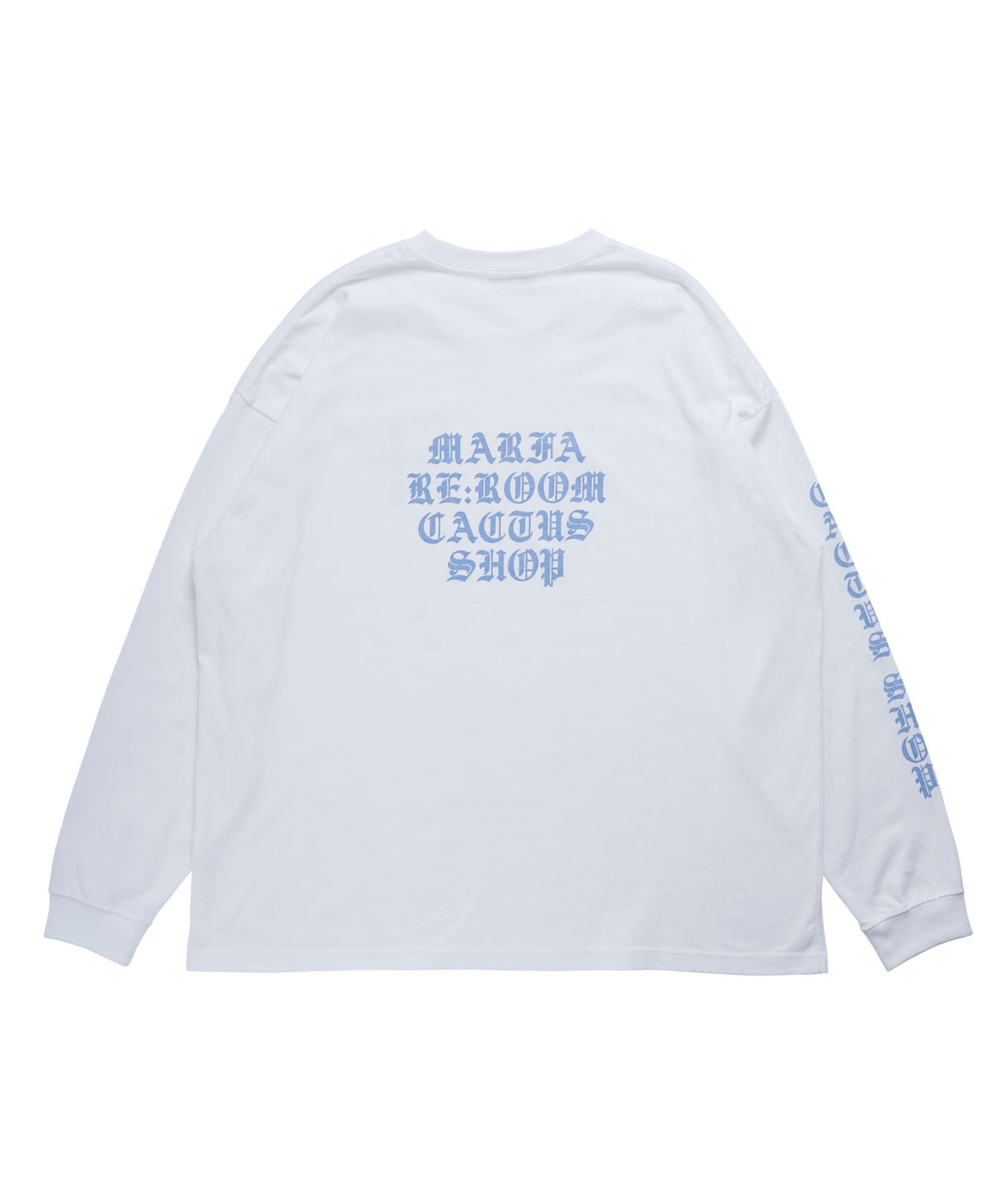 【#Re:room】MARFA LOGO PRINT LONG SLEEVE［REC746］