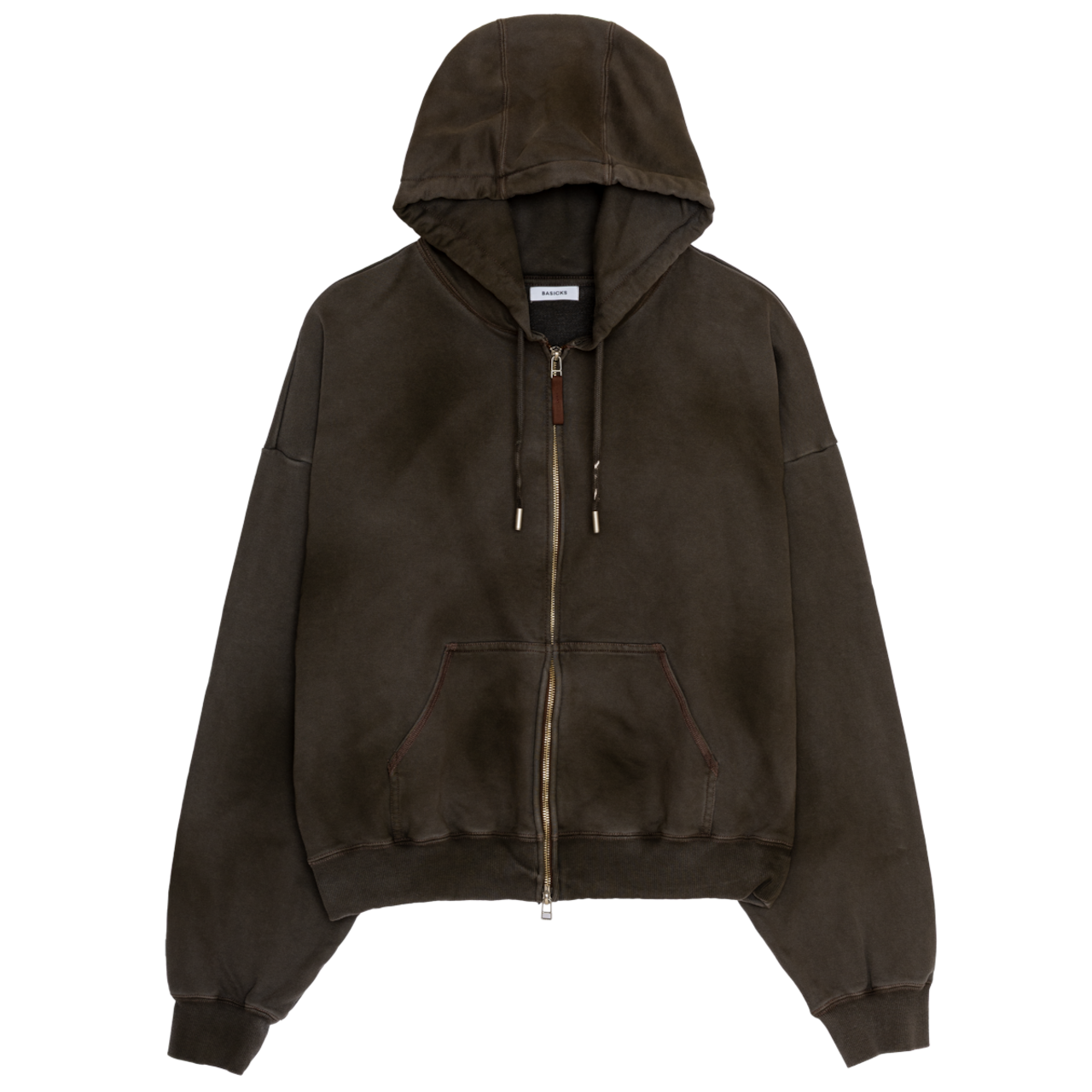 【26SS】BASICKS ベイシックス / PIGMENTED ZIPUP HOODIE - 1