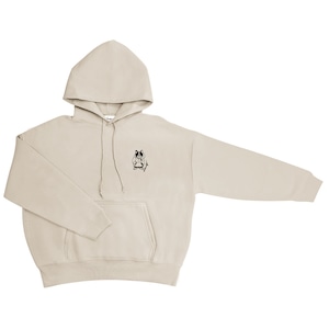 drowsy.. FRONT SMALL DOG LOGO HOODIE / 22AW / SB