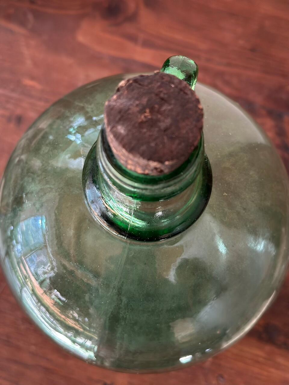 ハンドル付きガラスボトル デミジョンボトル ダミジャン | Brocante de