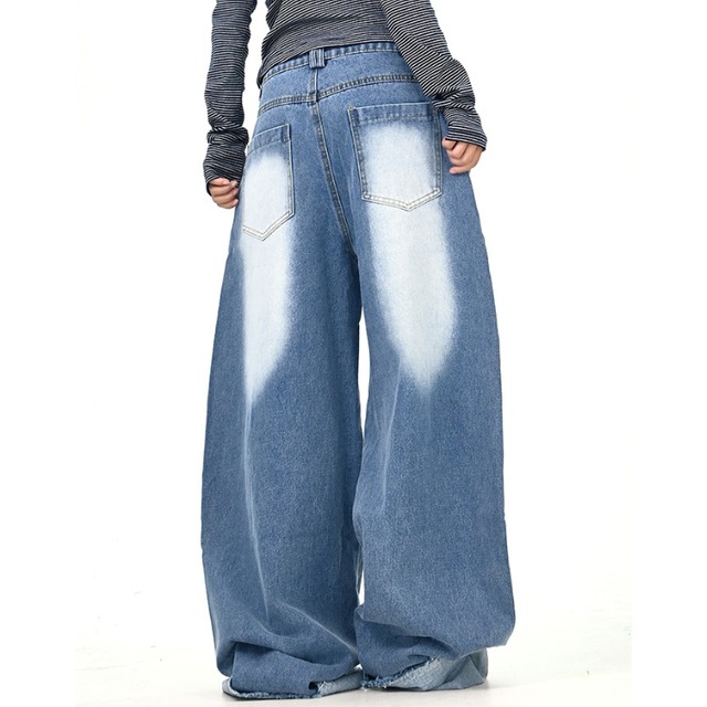 red logo washed denim　レッドロゴウォッシュドデニム　J1403