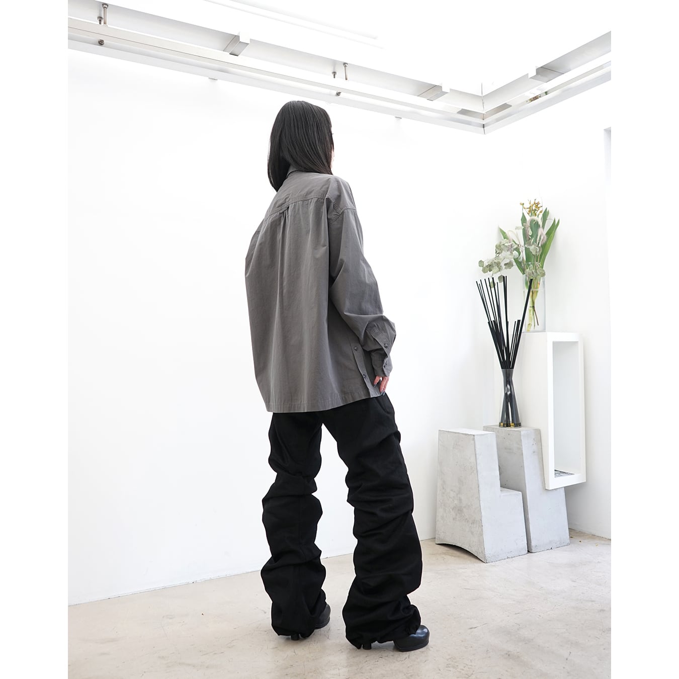 The Viridi-anne] (ザヴィリディアン) VI-3913-02 WASHED ZIP POCKET