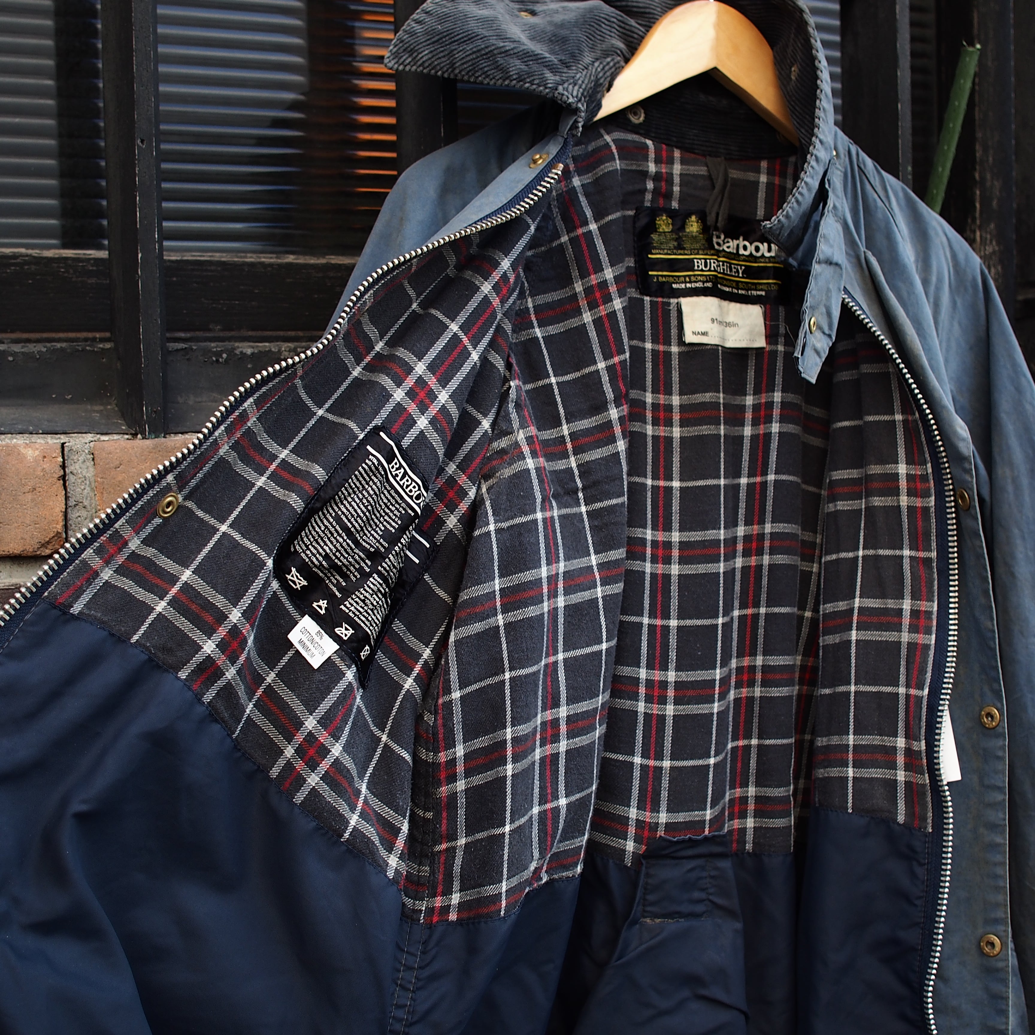 1980's Vintage Barbour “BURGHLEY” 36 ビンテージ バブアー ...