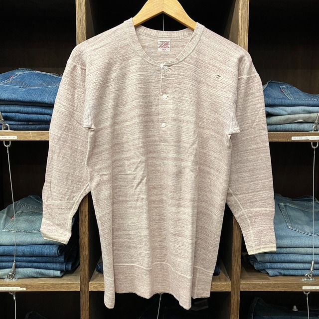 1940'S VINTAGE CUT SEW HENLEY