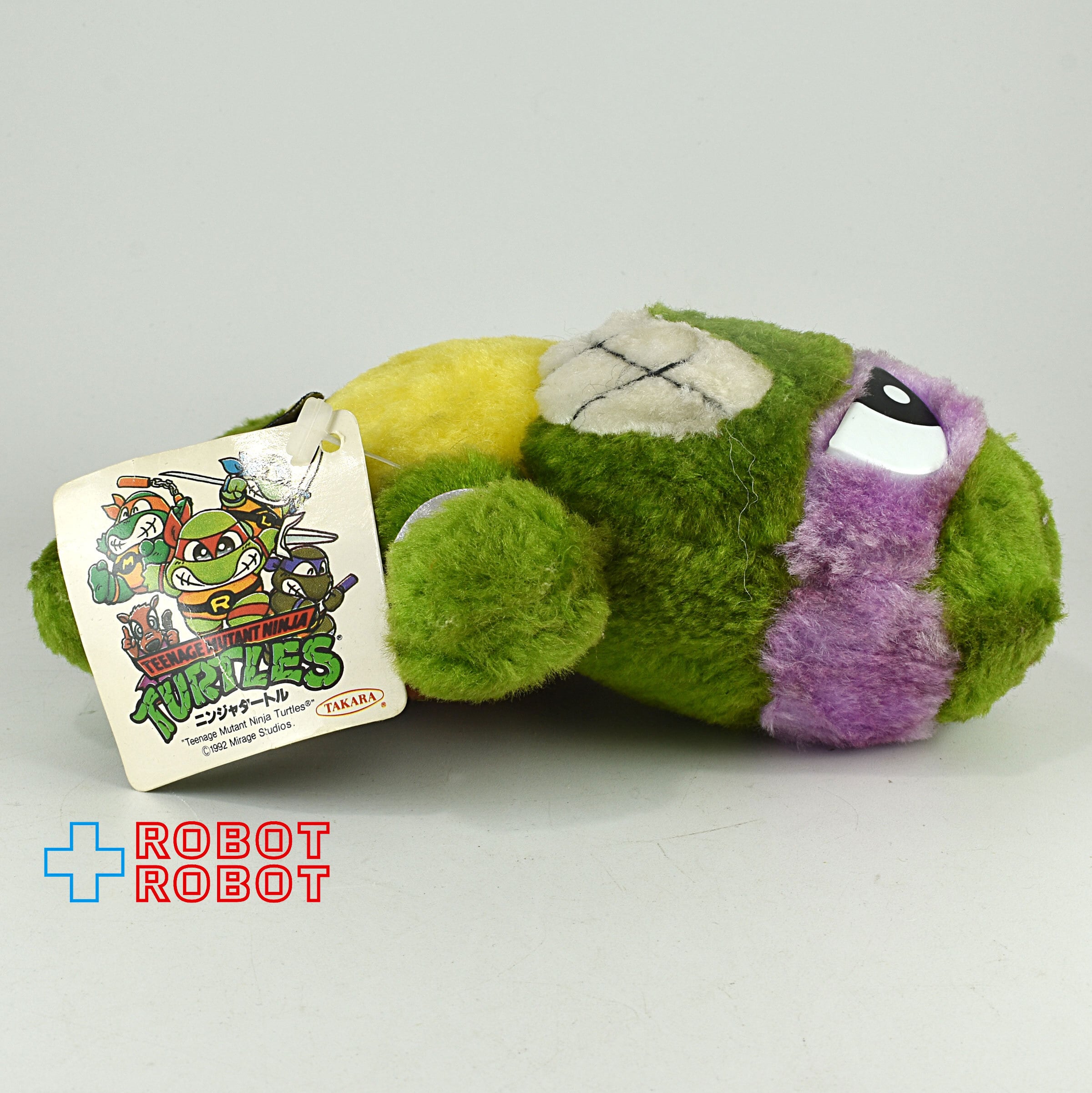 タカラ タートルズ TMNT ドナテロ クレーンペット ぬいぐるみ人形 紙