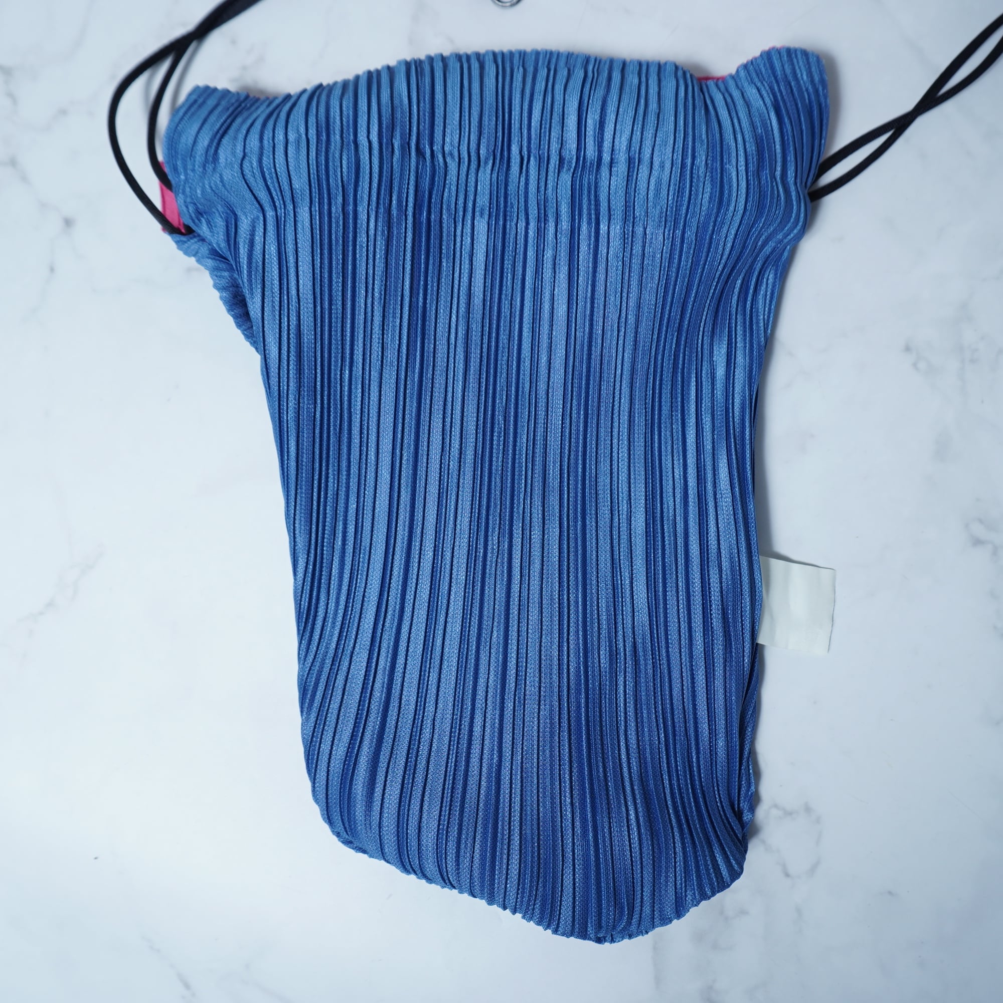 PLEATS PLEASE ISSEY MIYAKE プリーツ巾着バイカラー PLEATS PLEASE
