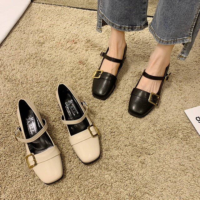 レッドスタンダードカジュアル 靴 シューズ レトロ スクウェア 部族の婦人靴33044130527