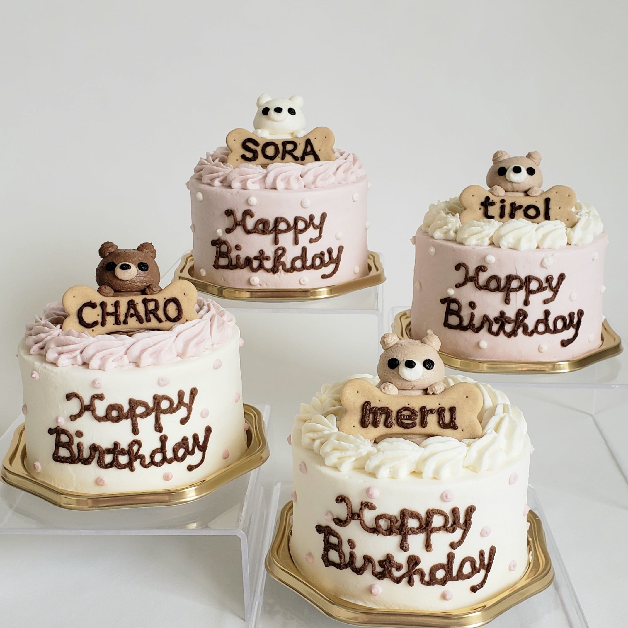 バースデーケーキ(くま・9cm) | Party Dog