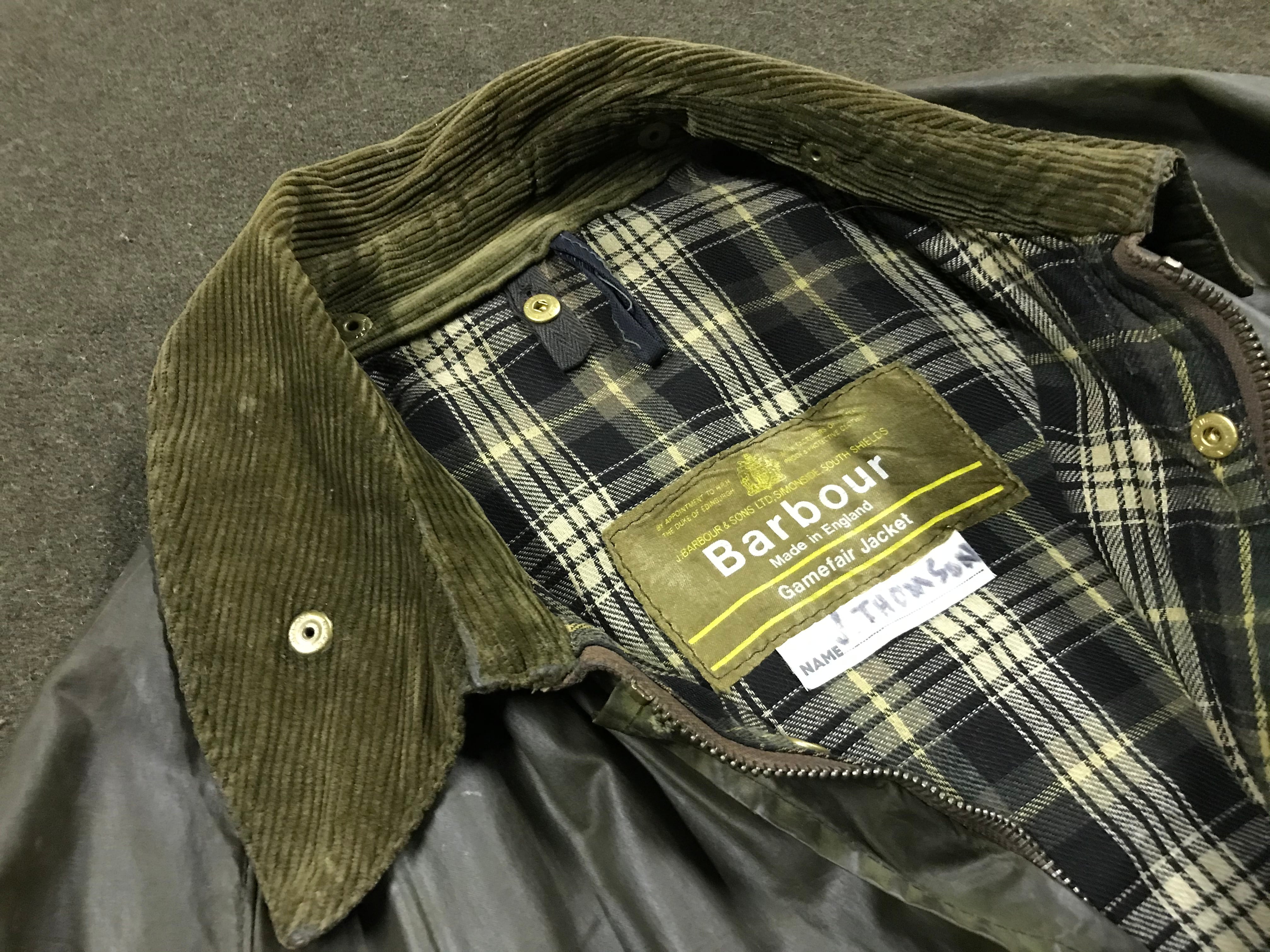 BARBOUR Gamefair 40 ゲームフェア 1ワラント ライナー付属 vmotosoco