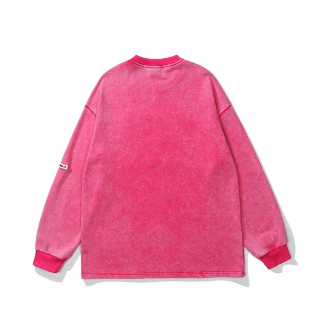 エンボスロゴロングスリーブトップ 2col   R00894