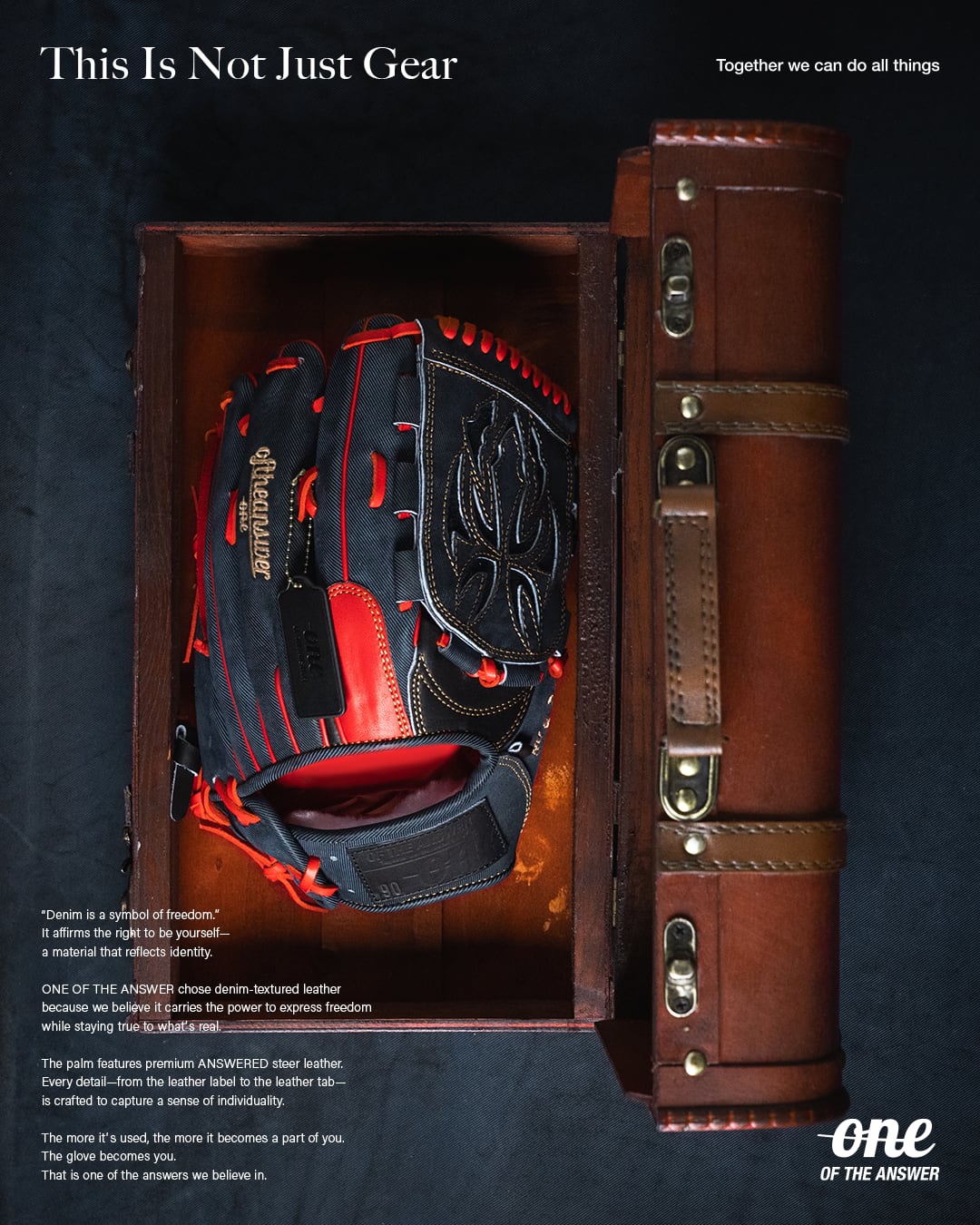 【抽選販売 世界7個限定】#90(レッド) THE ONE DENIM AUTHENTICS(シリアルNo.付き)