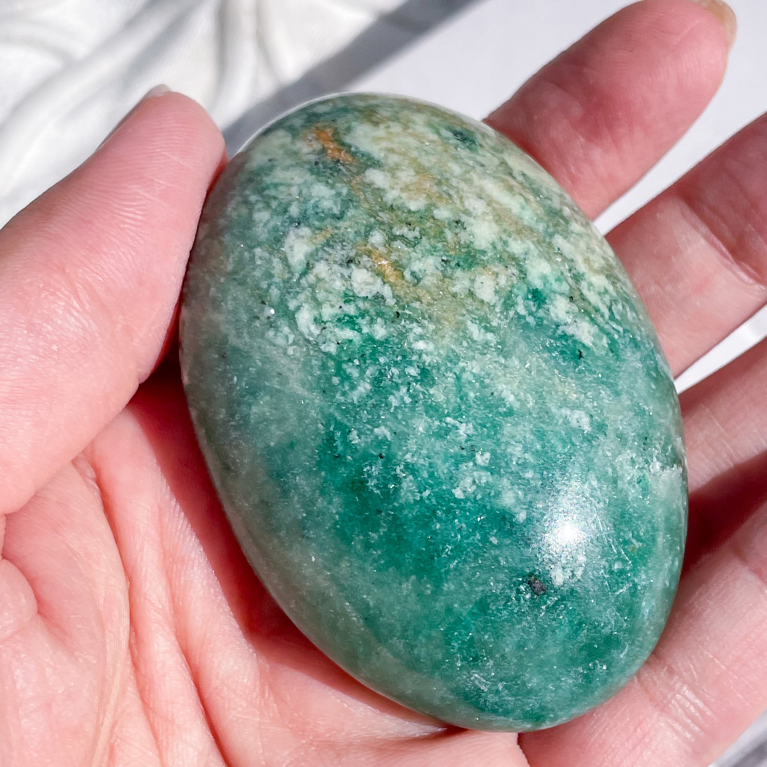 Green Aventurine Palm 3 ✧ グリーンアベンチュリン | FLUXY - 天然石
