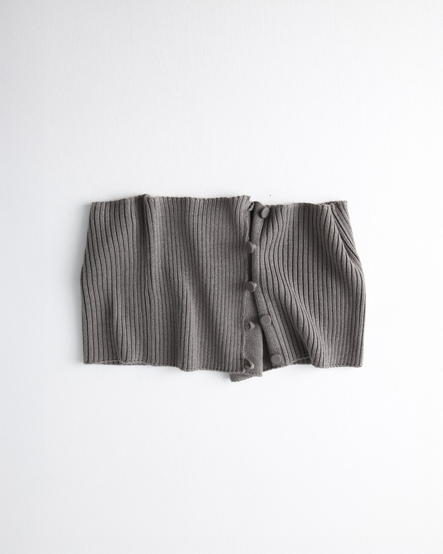 【ulikasanctus】BUTTONED KNIT SCARF