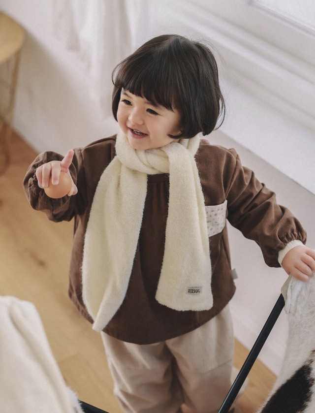 予約⌇onu/ Fleece-lined corduroy blouse