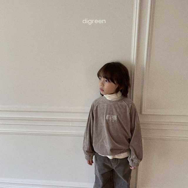 【即納】 digreen ベロアスウェット