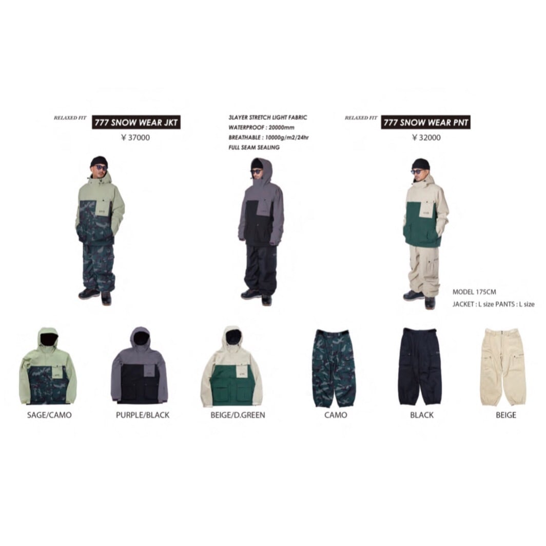 NOMADIK  21-22 777 PANTS ノマディック