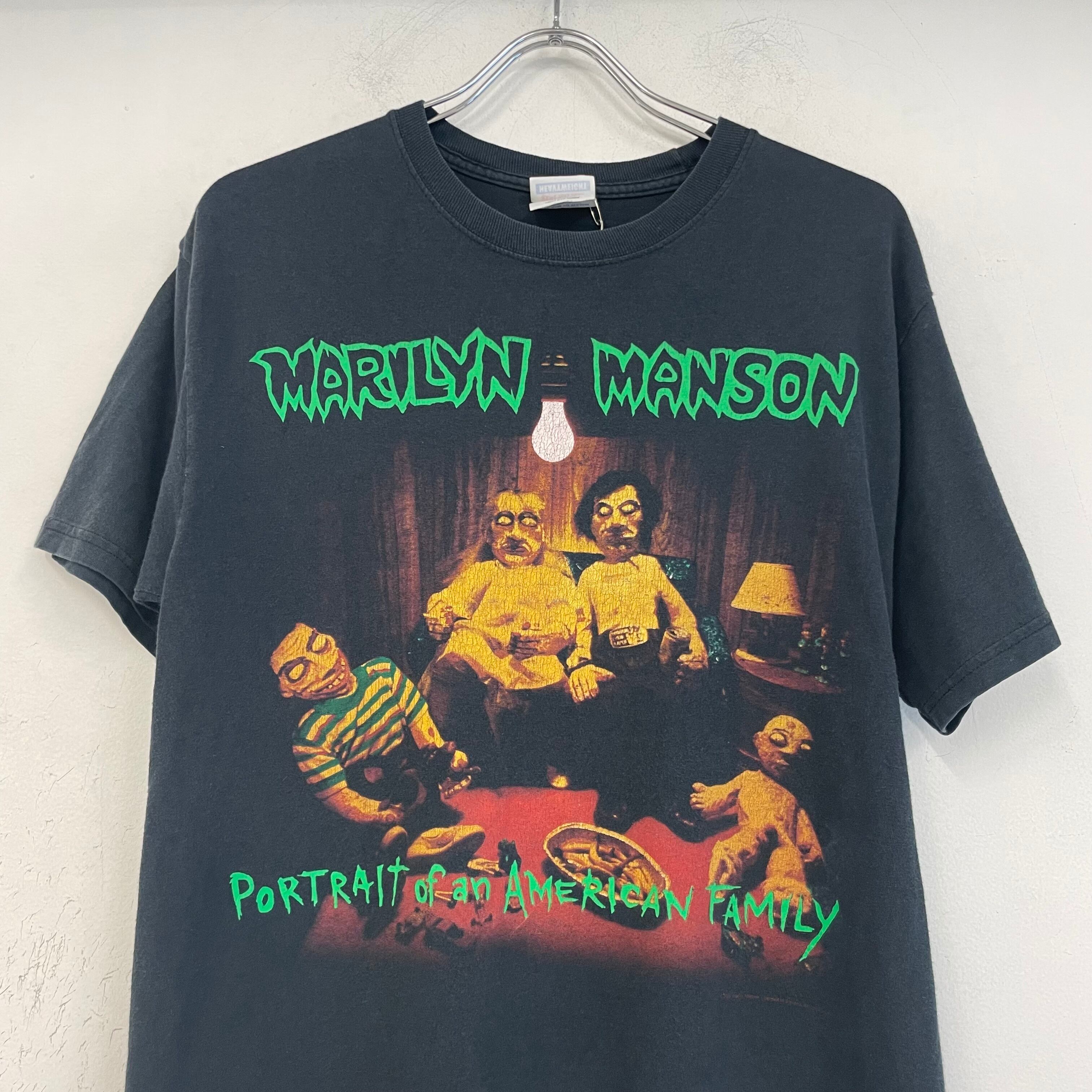 vintage きかせる Marilyn Manson 00s ノースリーブ Tシャツ