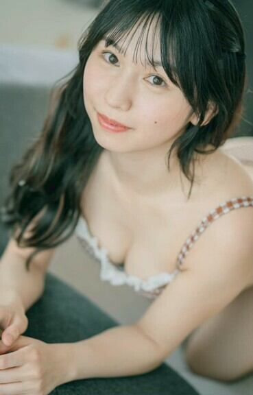 清水あいり サイン入り水色ブラのワイドチェキ TIC STORE / 清水あいり