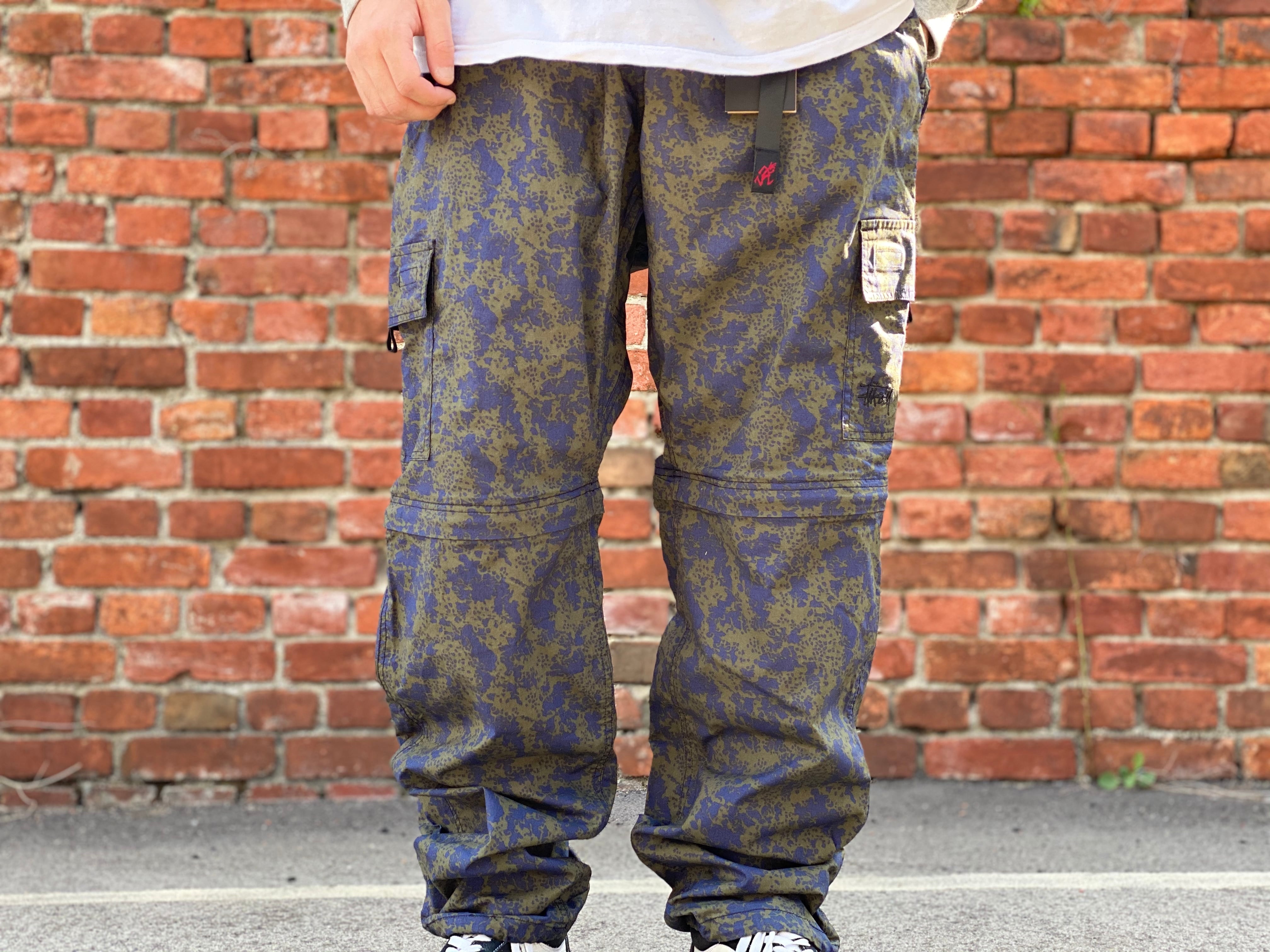STUSSY 20SS ×GRAMICCI Cargo Zip Off Pant Blue XL 130JI9113 | BRAND 
