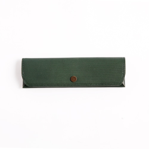 Postalco／Three Pen Case／Emerald Green