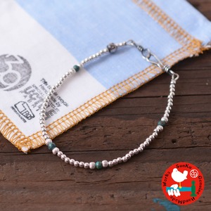 Sunku 39 [サンク] Small Beads Bracelet [SK-119] スモールビーズブレスレット・シルバー 925・MEN'S/LADY'S [2022SS] FREE Silver