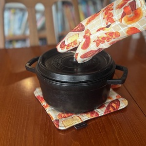 キッチンミトン「oishii パン」