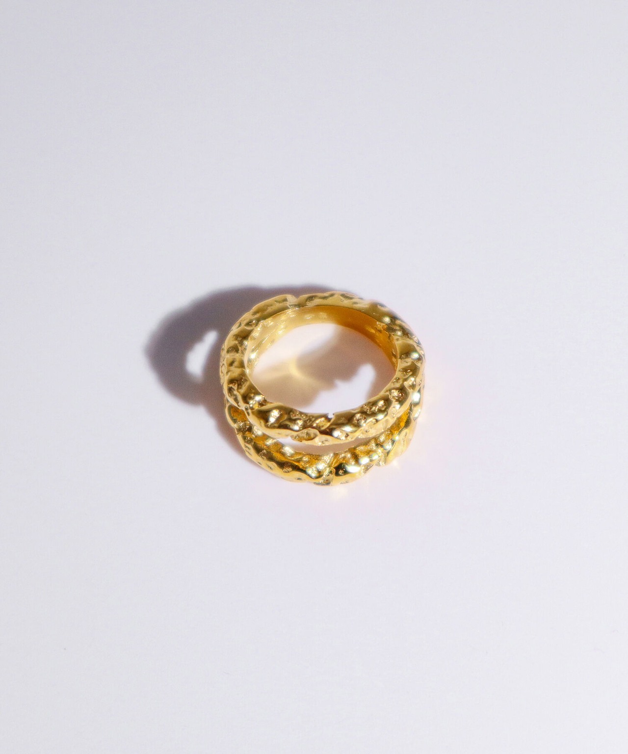 METALLIC DOUBLE RING /020352