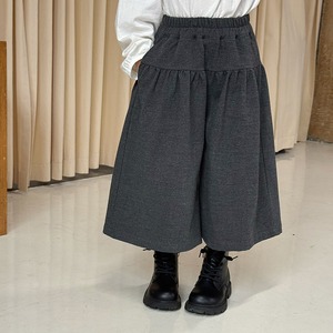 秋韓国風アンクルフレアパンツ