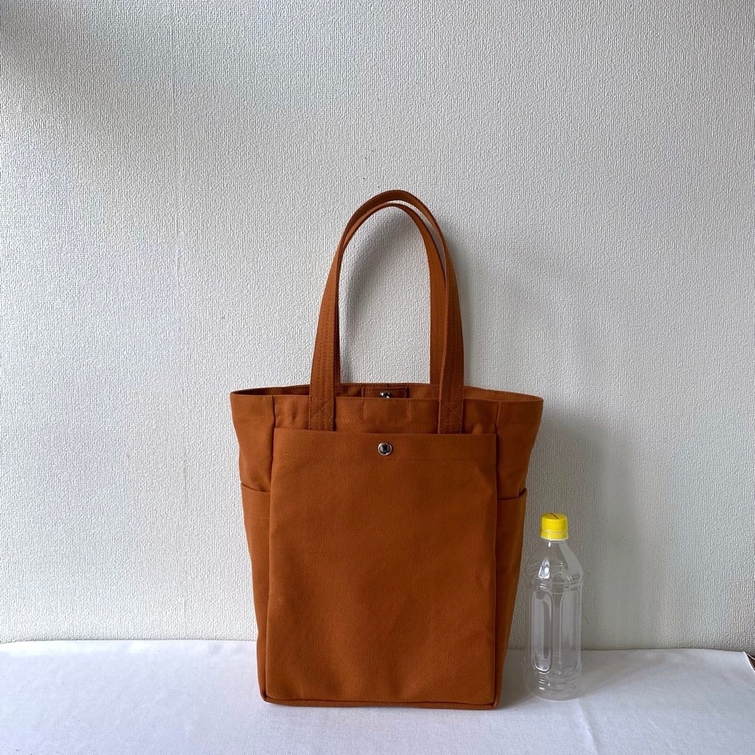 全8色】「ボックストート」たて型通勤／アルマダ8号帆布【受注制作