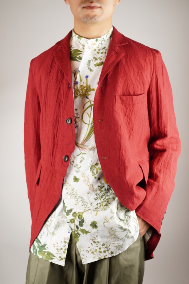 Django Atour/Victorian Red Tail Linen Coat